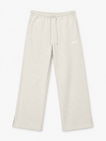 Pull&Bear STWD uncuffed joggers in Off White