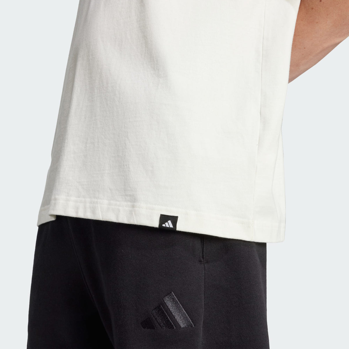 Adidas Codes Doodle Scooter Graphic Tee Off White