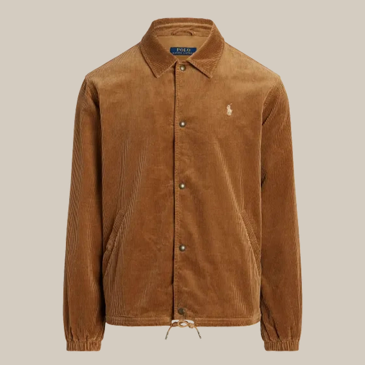 Ralph Lauren Men's Corduroy Coach's Jacket in Brown