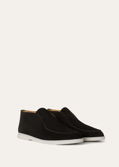 Loro Piana Open Walk Ankle Boot Black 1:1