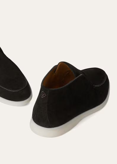 Loro Piana Open Walk Ankle Boot Black 1:1