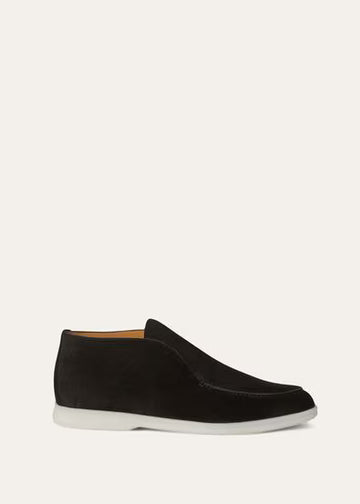 Loro Piana Open Walk Ankle Boot Black 1:1