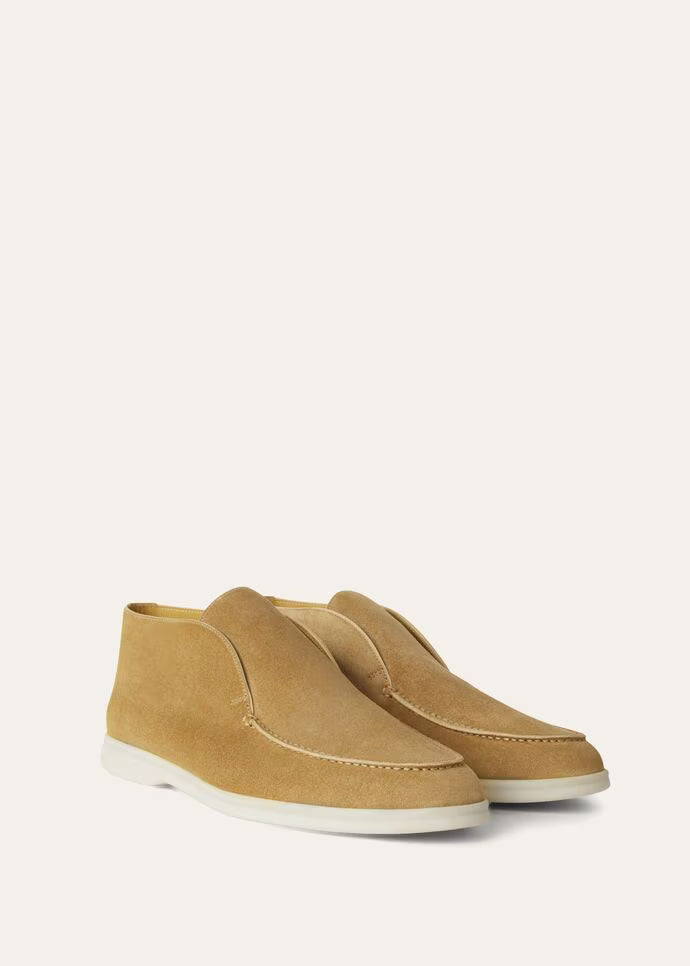 Loro Piana Open Walk Ankle Boot Beige 1:1