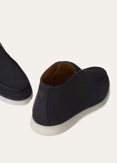 Loro Piana Open Walk Ankle Boot Dark Blue 1:1