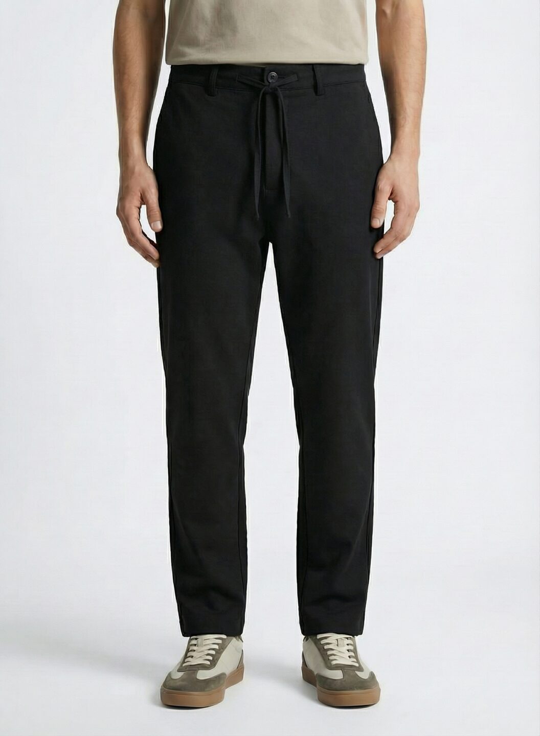 Zara  Interlock Easy Care Track Top & Pants Black Tracksuit
