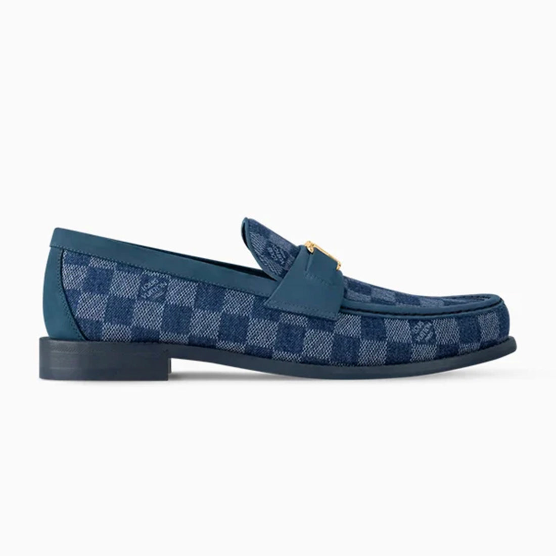 Louis Vuitton Major Loafers Check ( Blue )