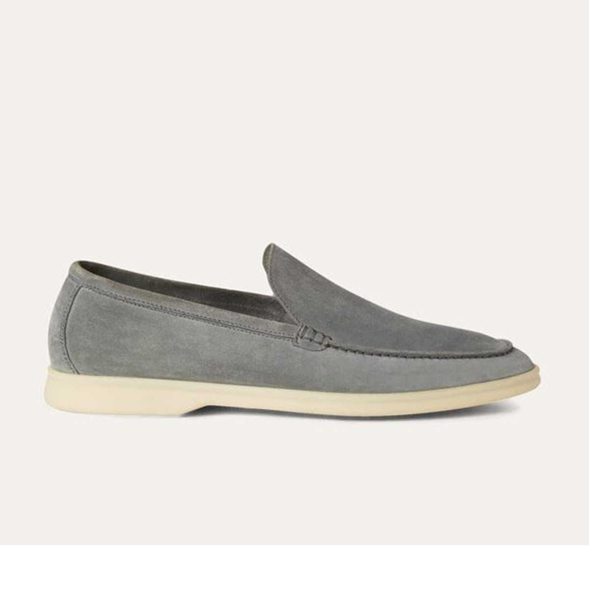 Loro Piana  Summer Walk Grey Loafer