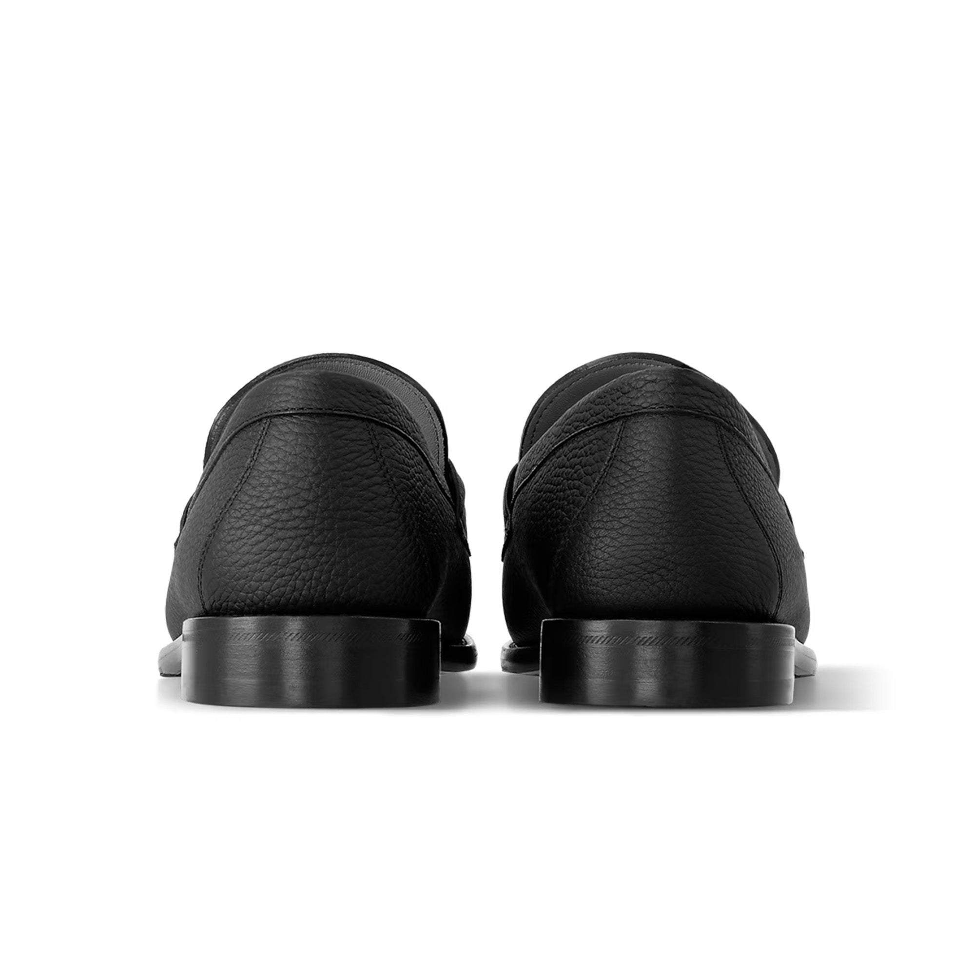 Louis Vuitton Major Loafer Grained calf leather Black