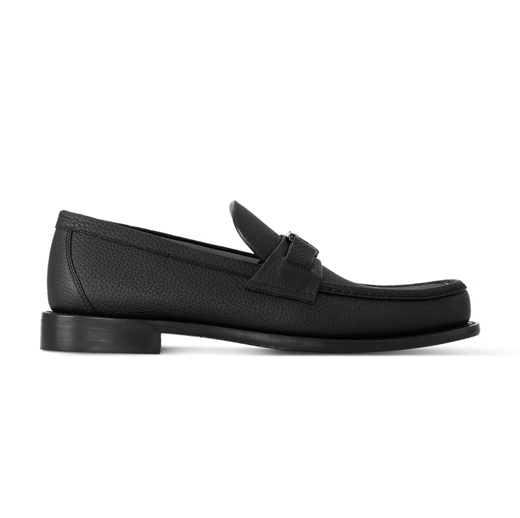 Louis Vuitton Major Loafer Grained calf leather Black