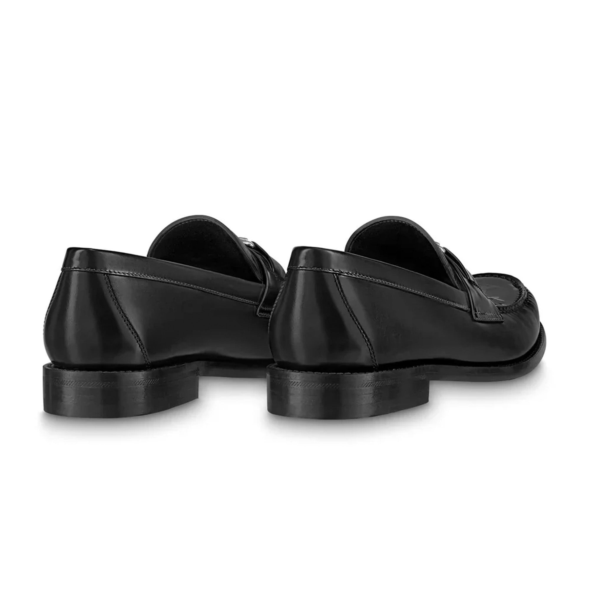 Louis Vuitton Major Loafer Printed - Black