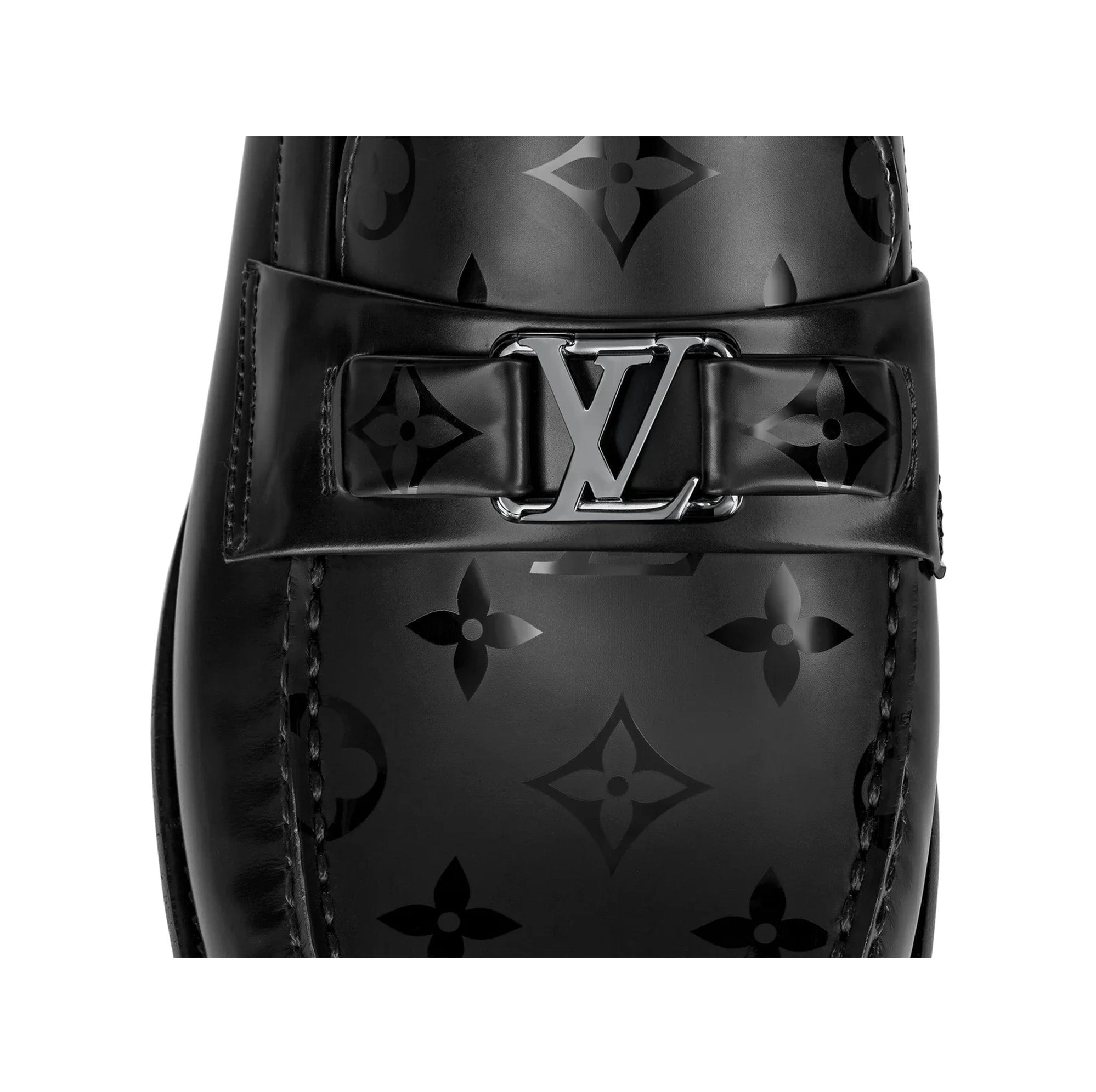 Louis Vuitton Major Loafer Printed - Black