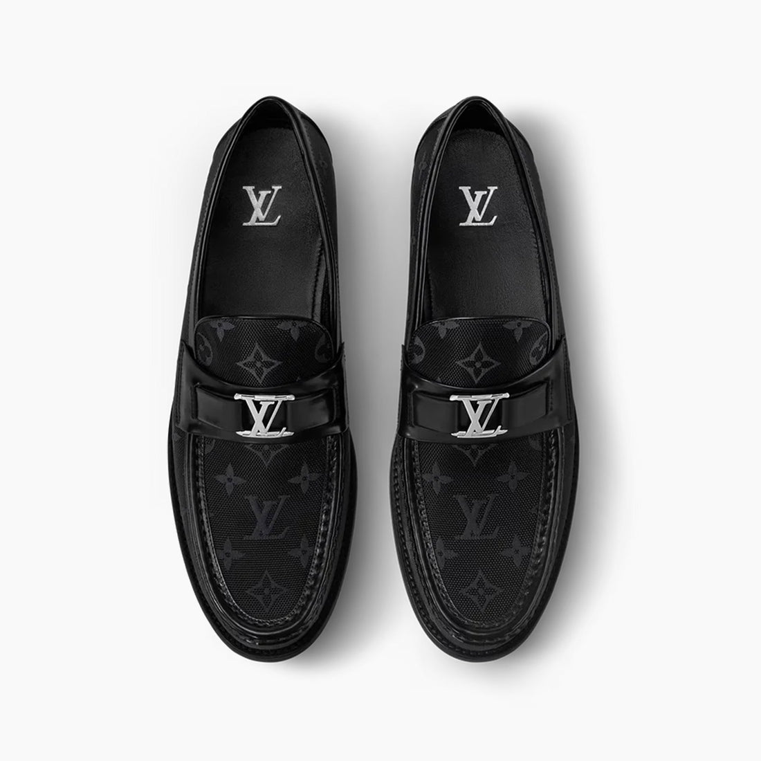 Louis Vuitton Monogram Jacquard Loafer - Black