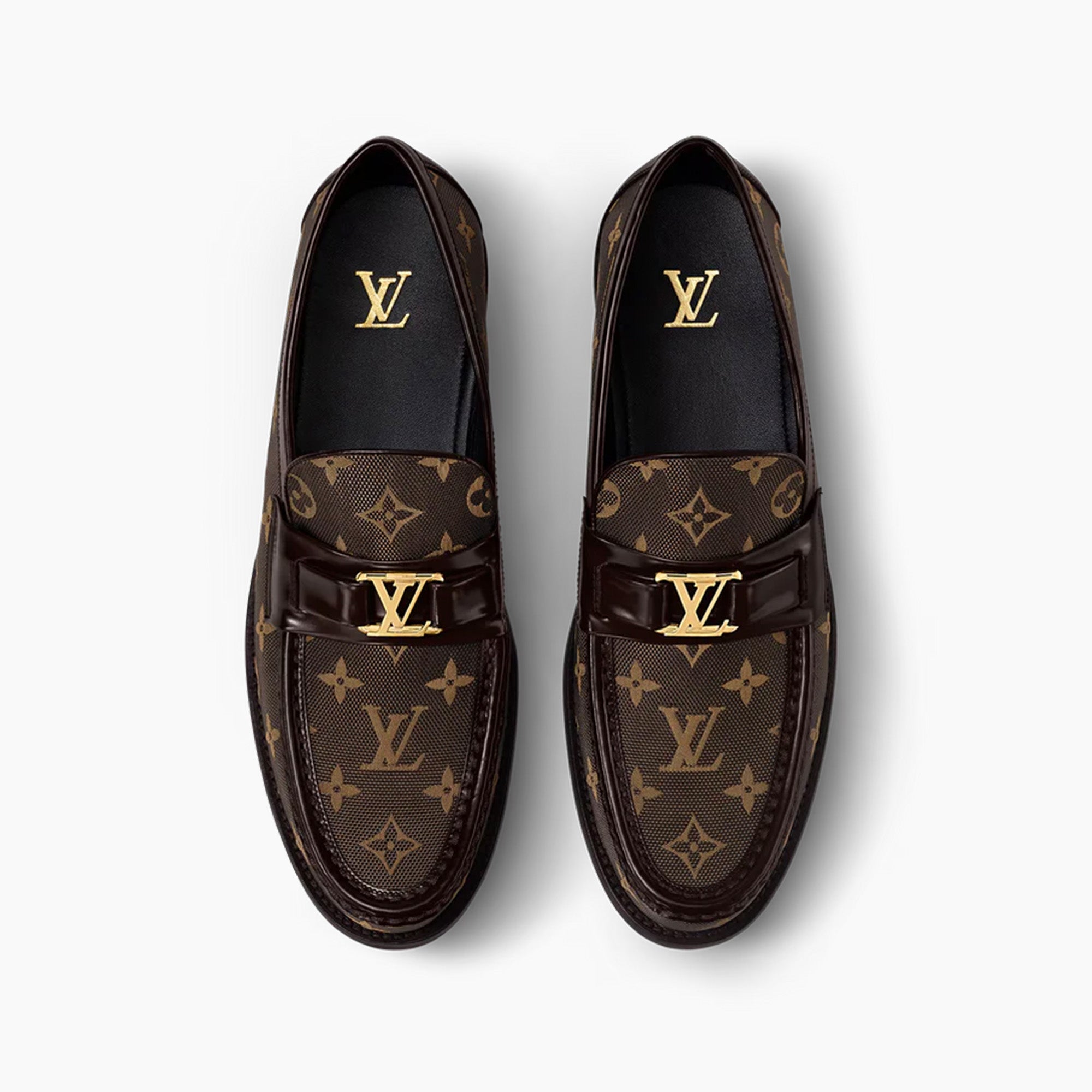 Louis Vuitton  Monogram Jacquard Loafer -  Brown