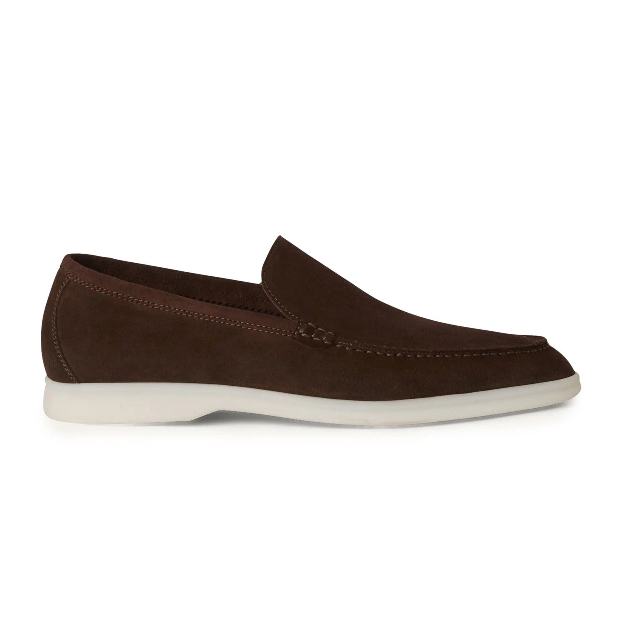 Loro Piana Summer Walk Chocolate Brown Loafer