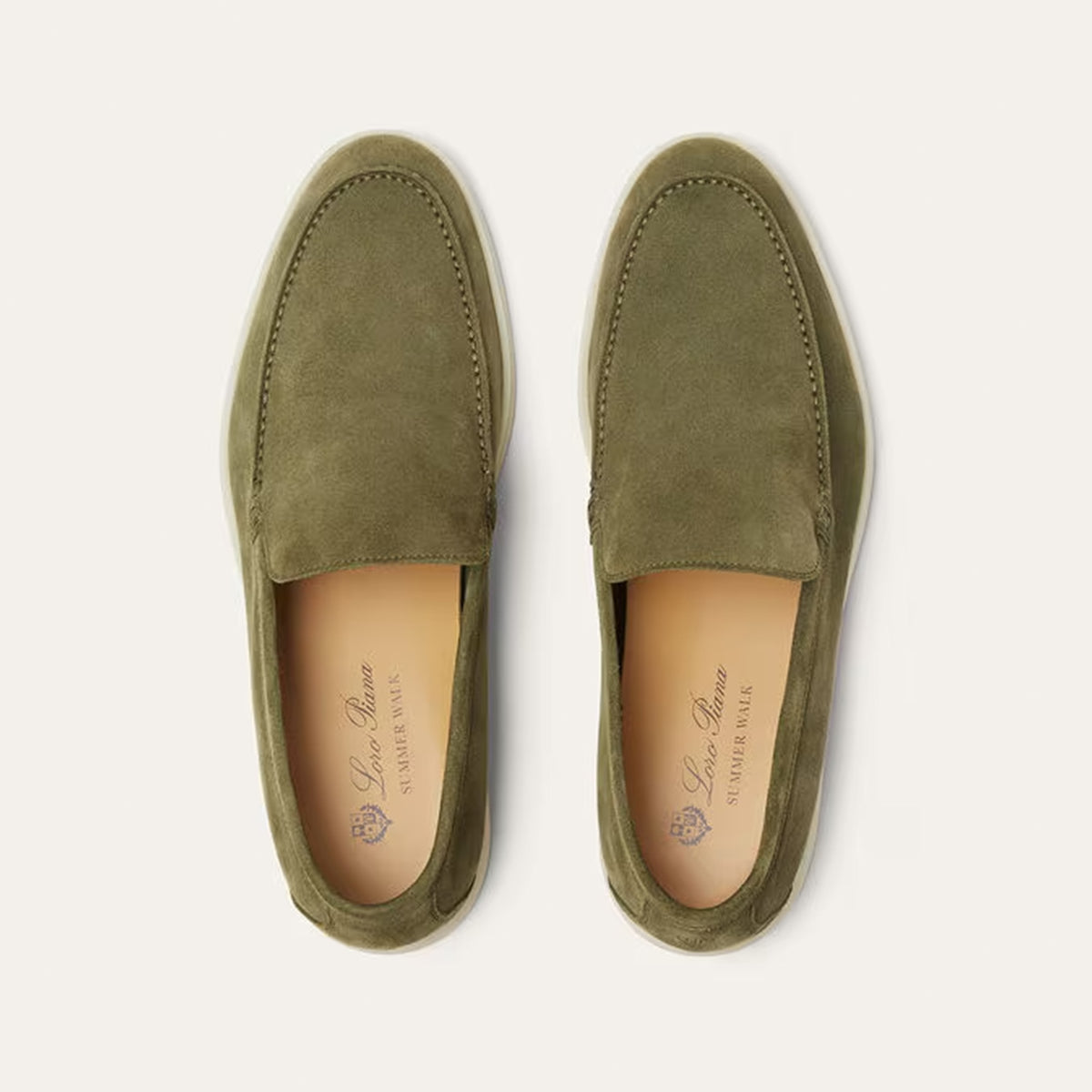Loro Piana Summer Walk Loafer  Suede (Murano Green)