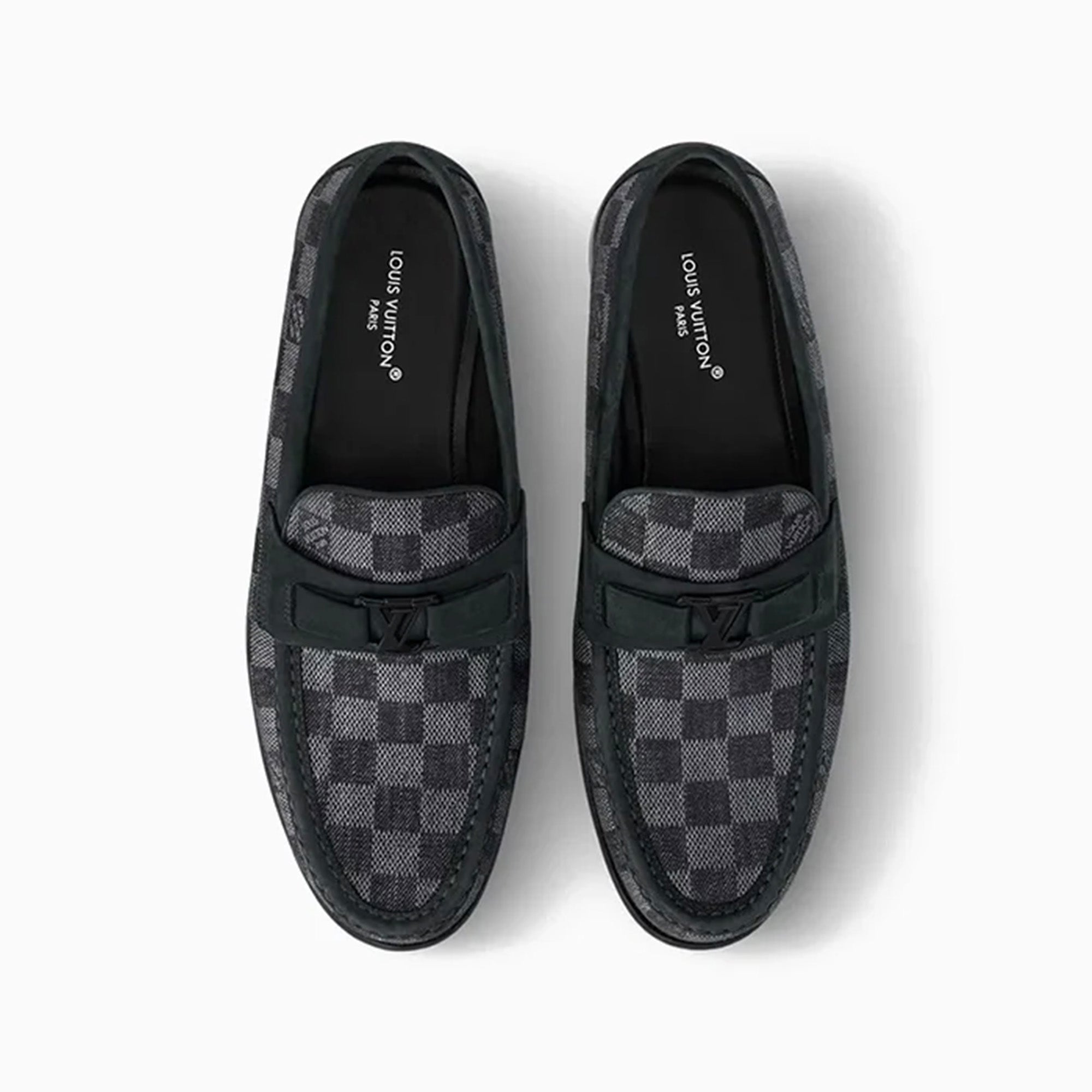 Louis Vuitton Major Loafers Check ( Black)