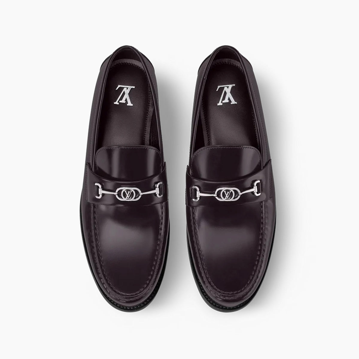 L.V Bordeaux Buckle Major Loafer