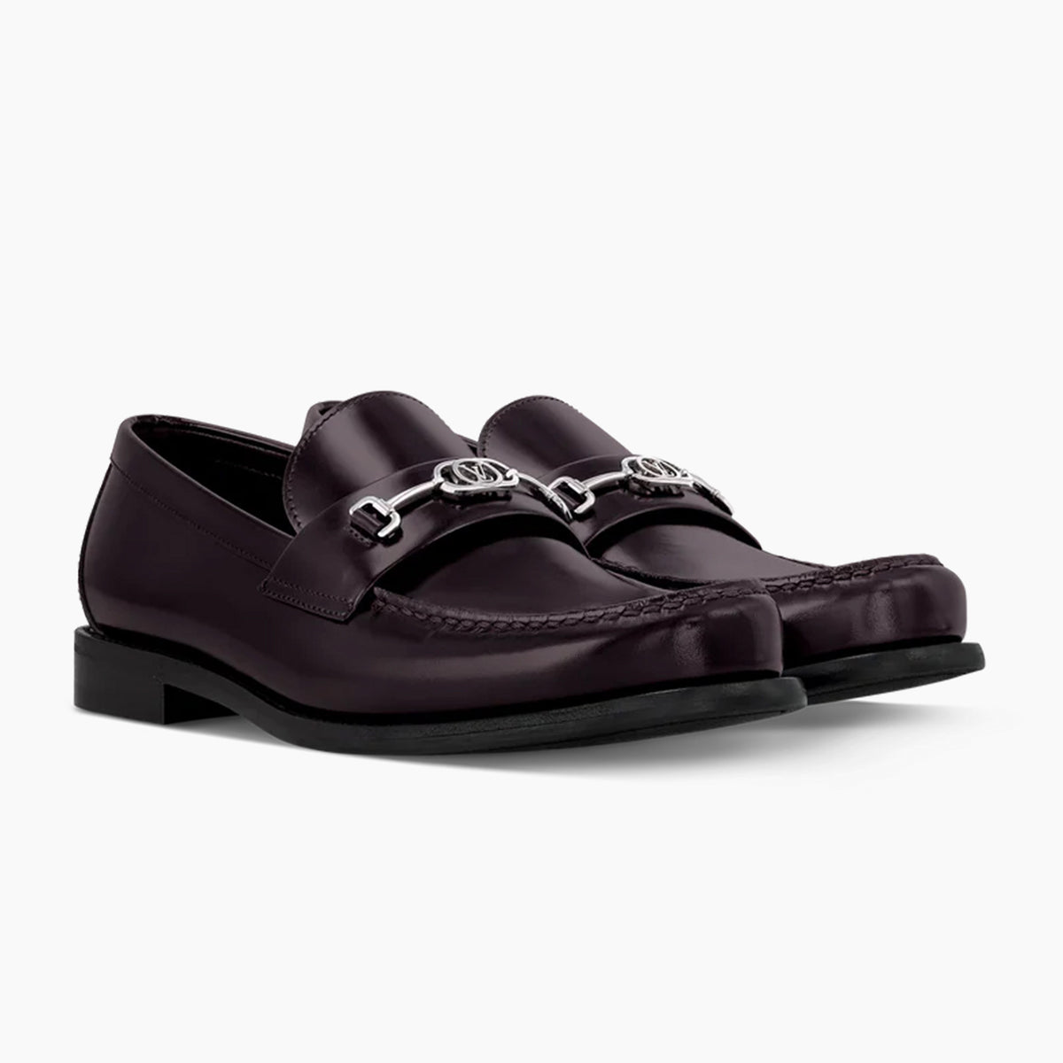 L.V Bordeaux Buckle Major Loafer