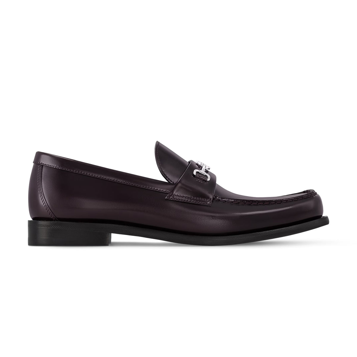 L.V Bordeaux Buckle Major Loafer