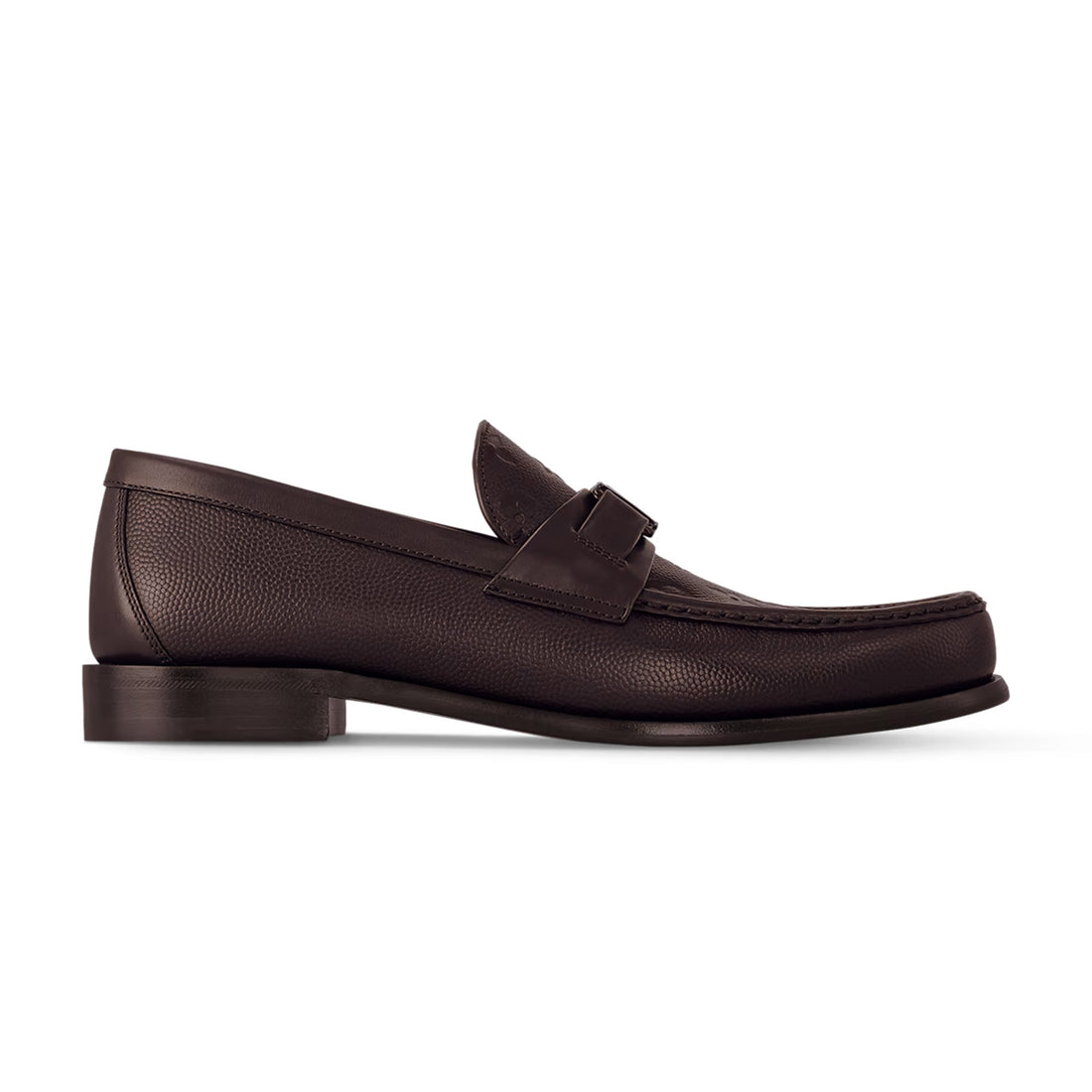 Louis Vuitton Brown Monogram Embossed Major Loafer