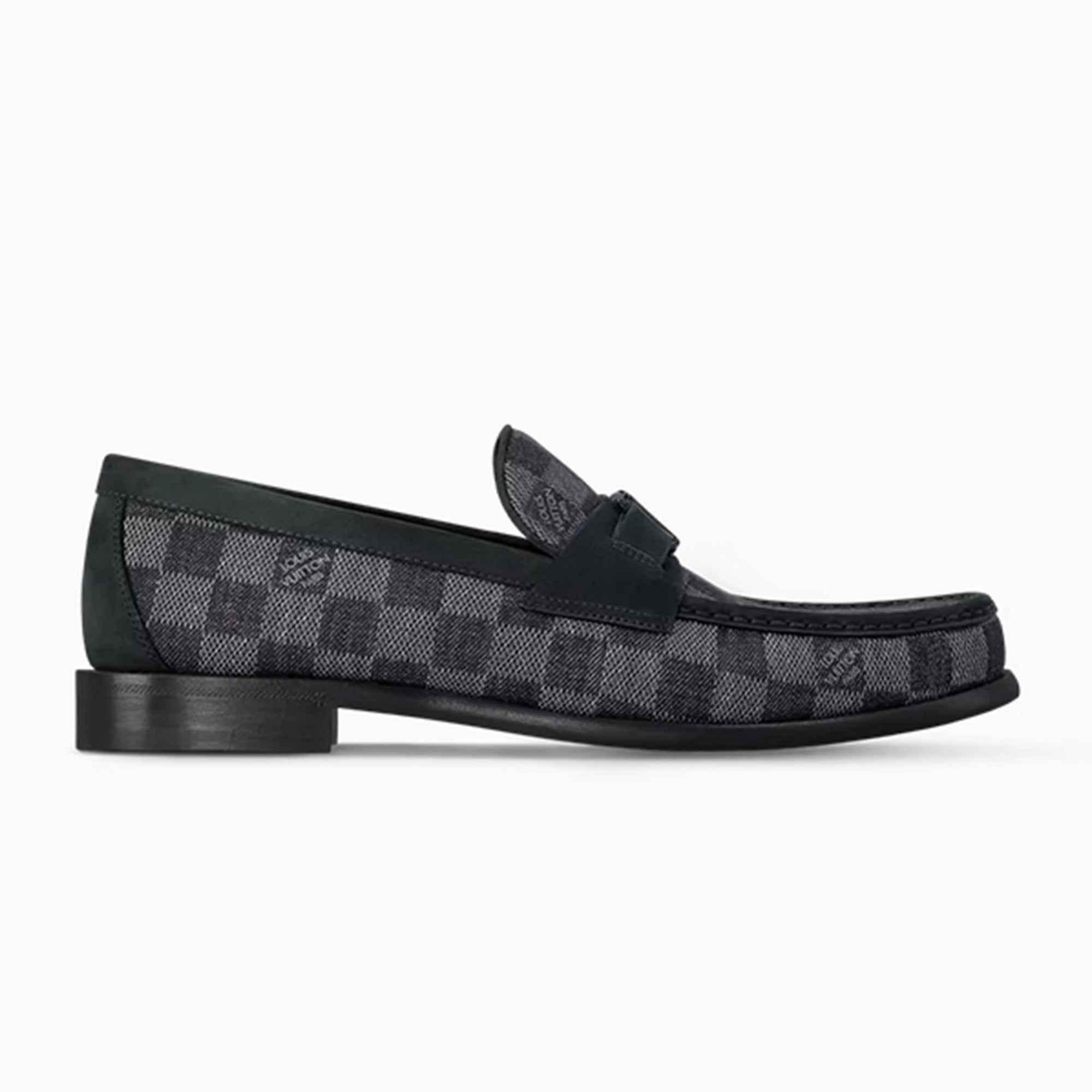 Louis Vuitton Major Loafers Check ( Black)