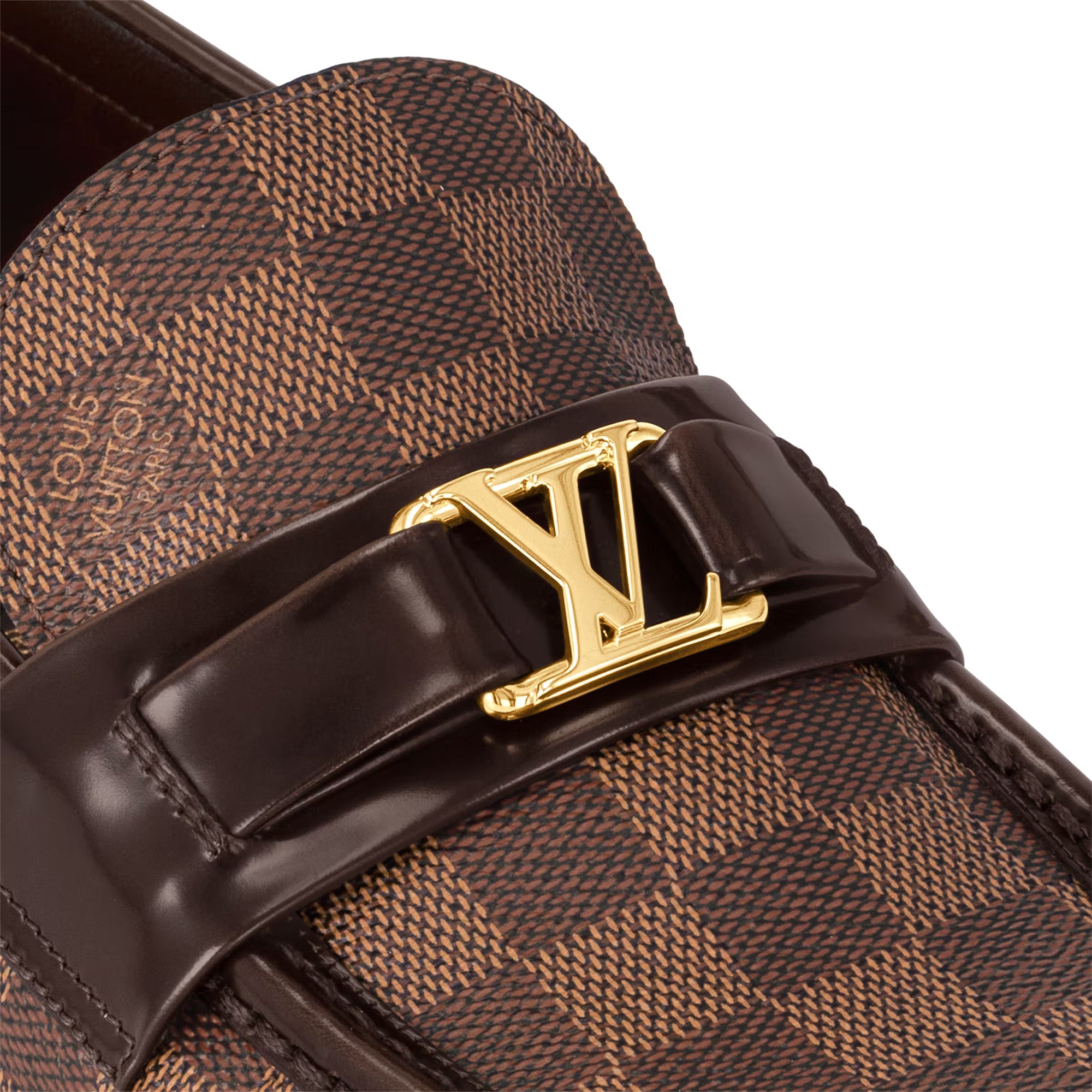 Louis Vuitton Checkered Major Loafer - Brown