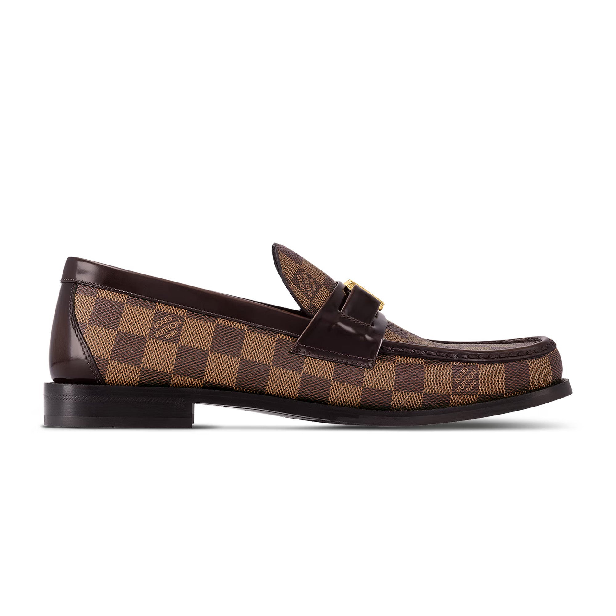 Louis Vuitton Checkered Major Loafer - Brown