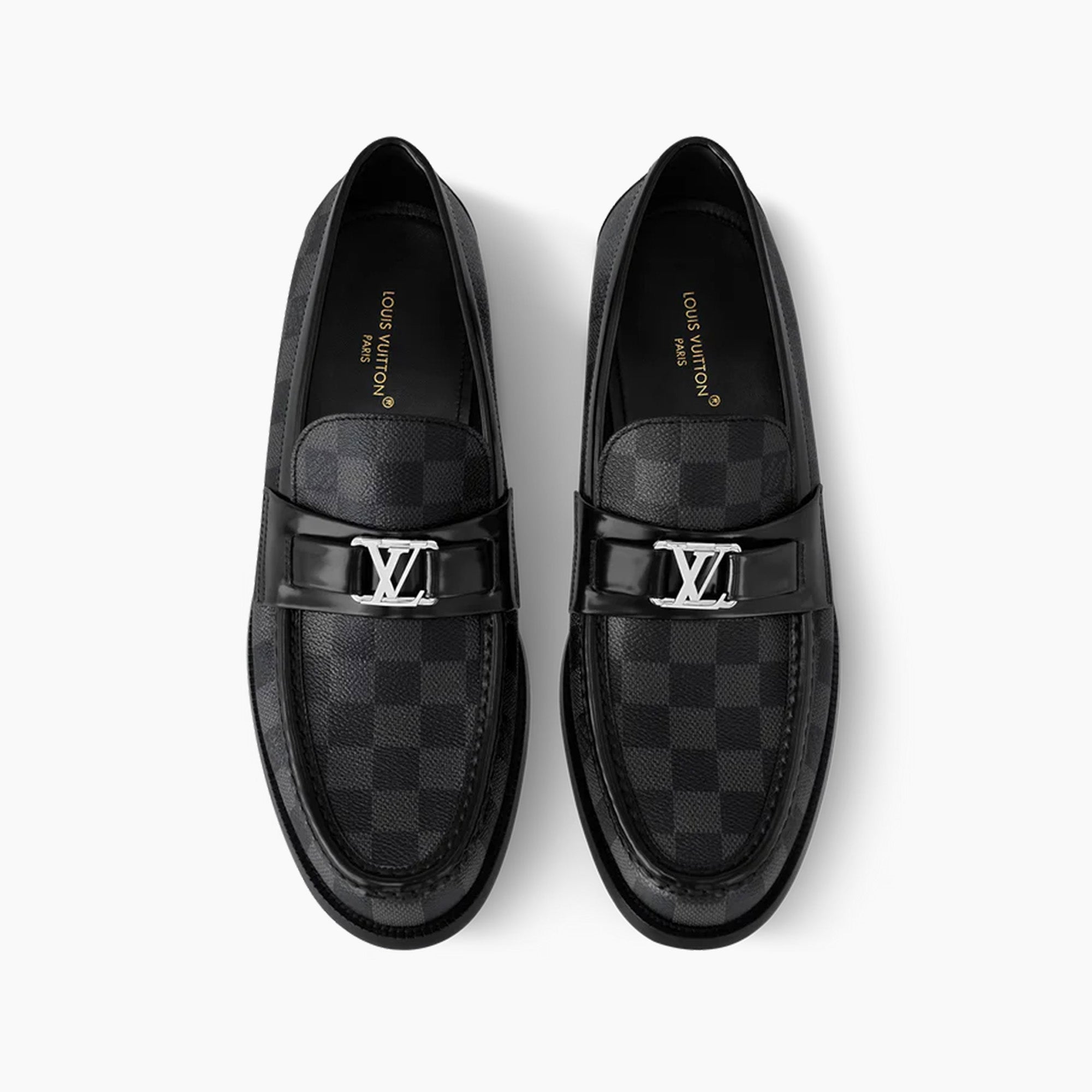 Louis Vuitton Checkered Major Loafer - Graphite