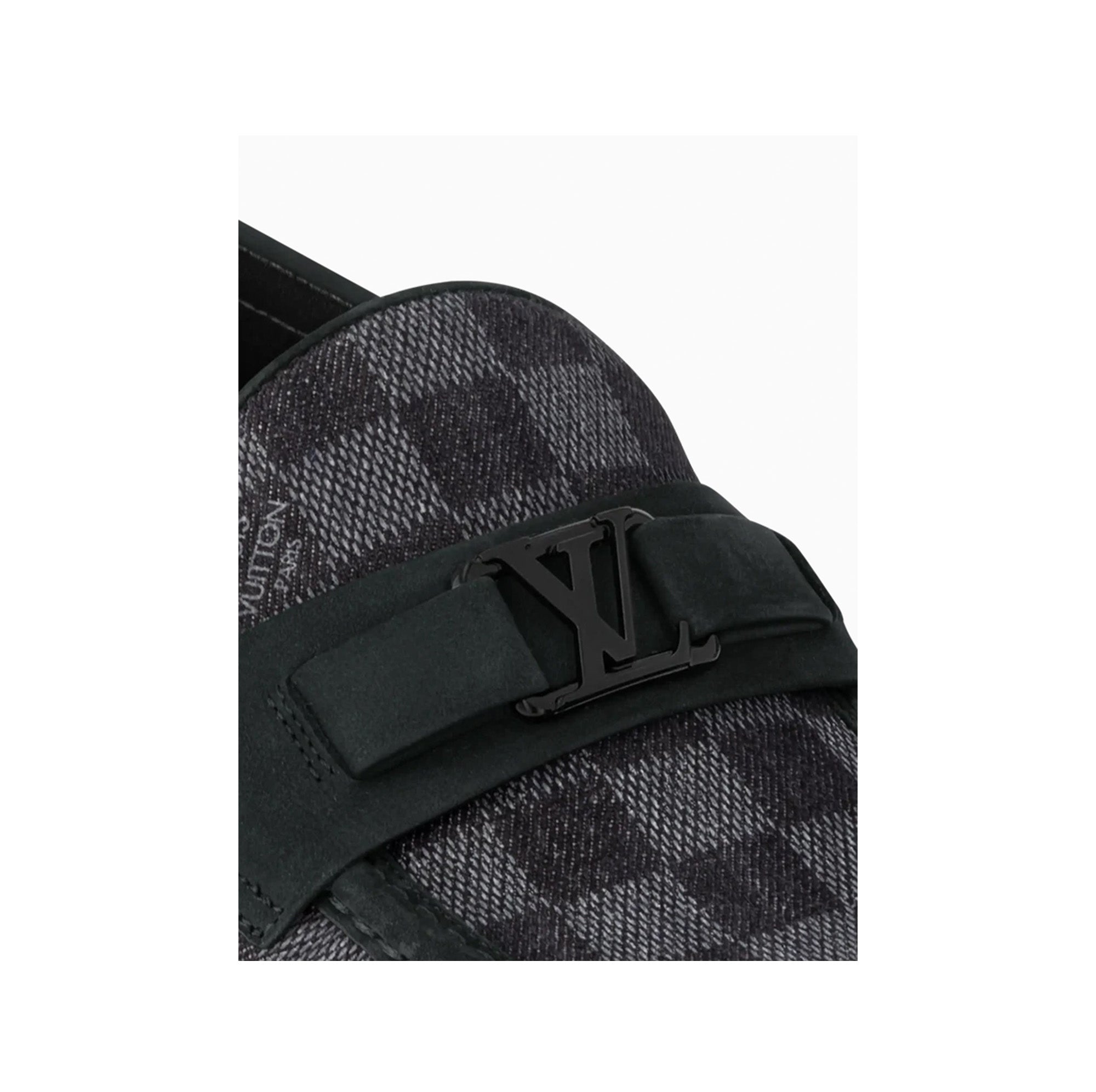 Louis Vuitton Major Loafers Check ( Black)