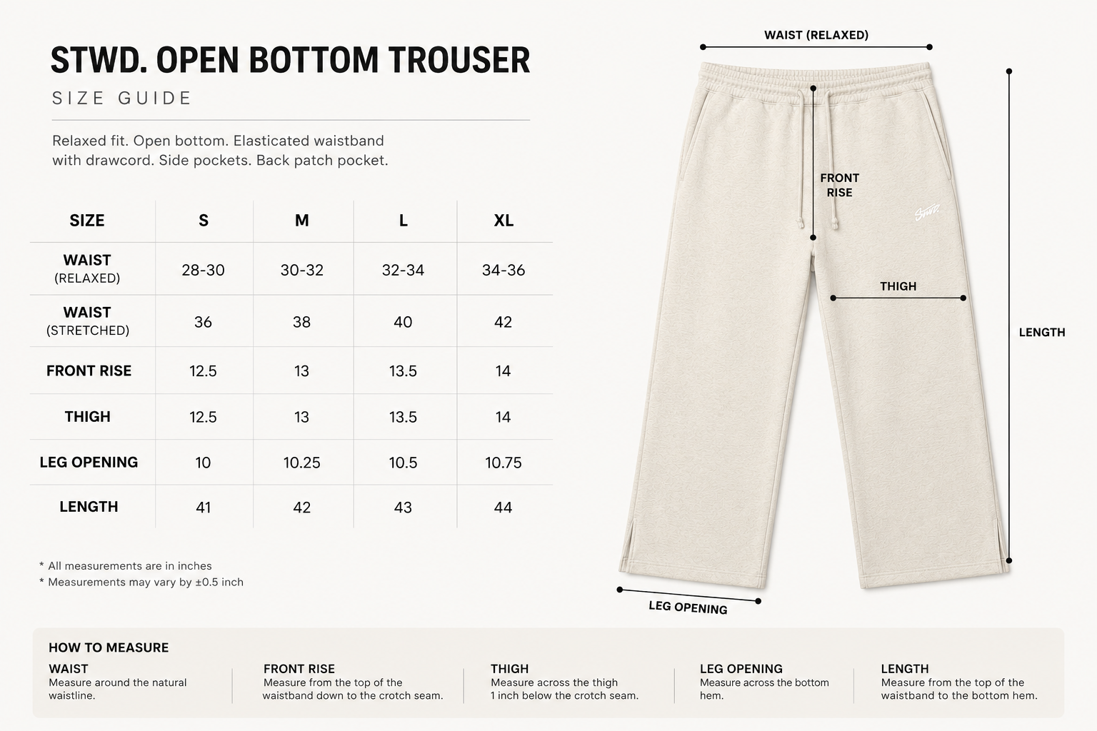 Pull&Bear STWD uncuffed joggers in Off White
