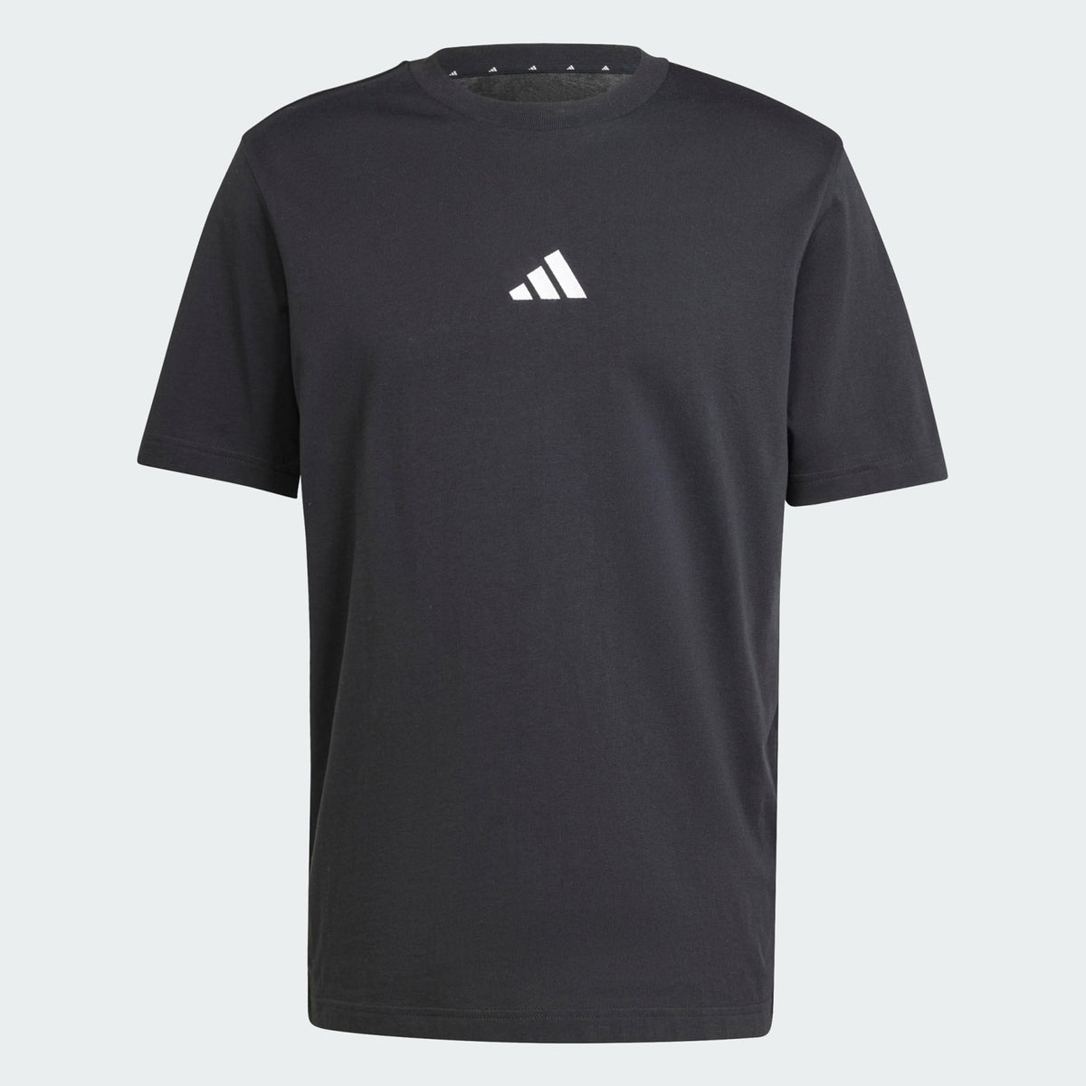 Adidas Essentials Small Logo Single Jersey Tee Black