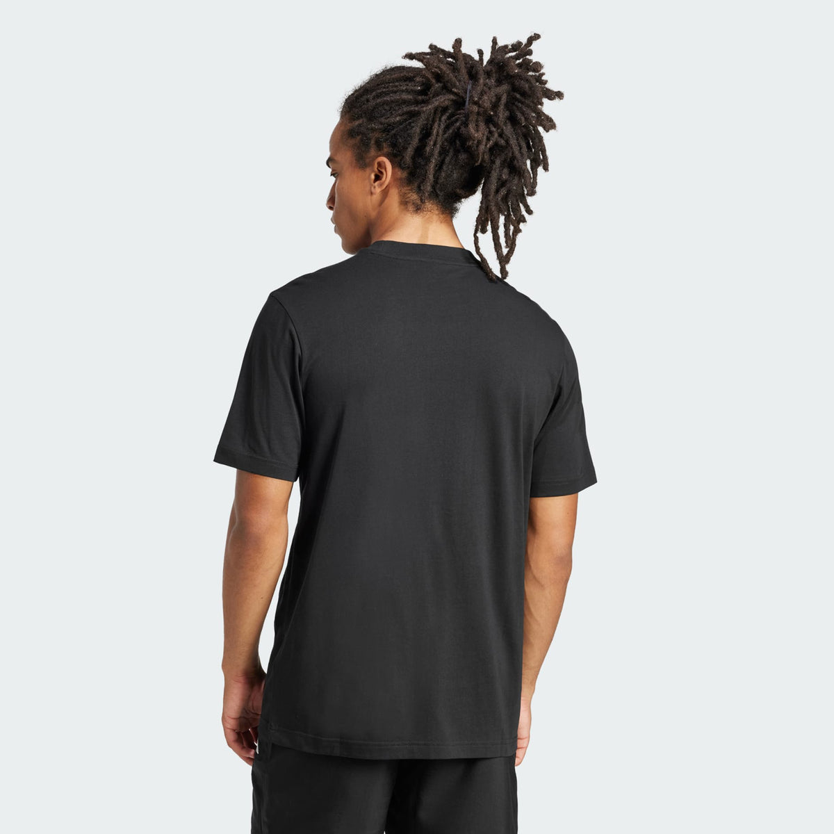 Adidas Essentials Small Logo Single Jersey Tee Black