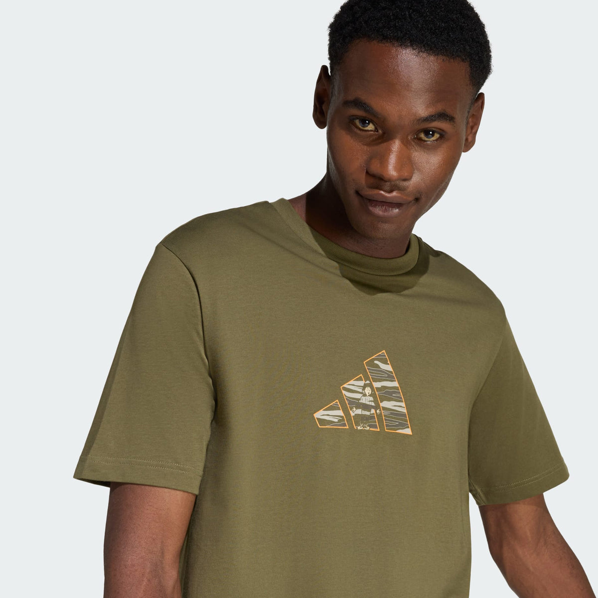 Adidas CAMO EXPLORER GRAPHIC T-SHIRT Olive Green