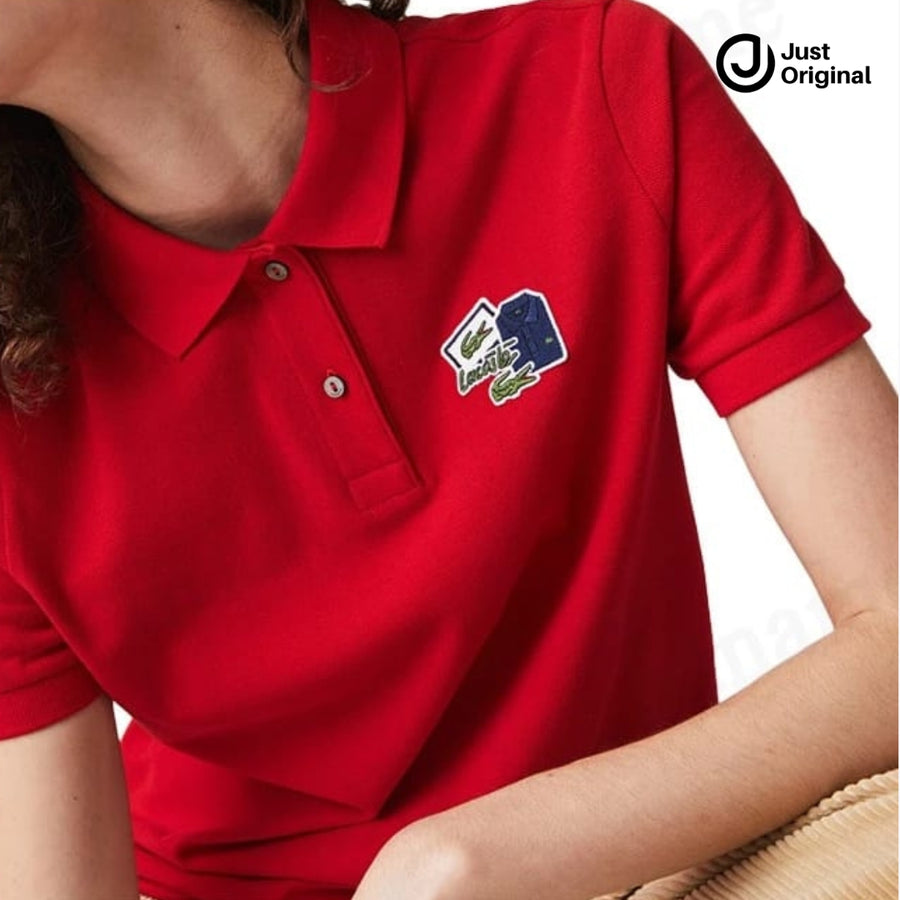 LCT Classic Slim Fit Red Polo