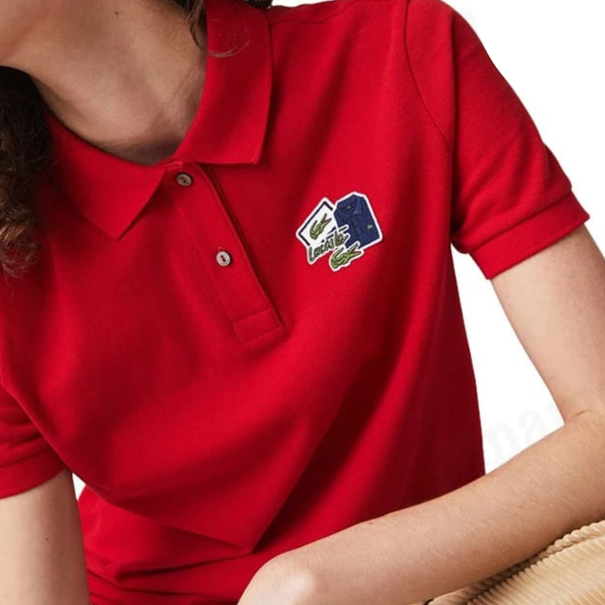Lacoste Classic Slim Fit Red Polo