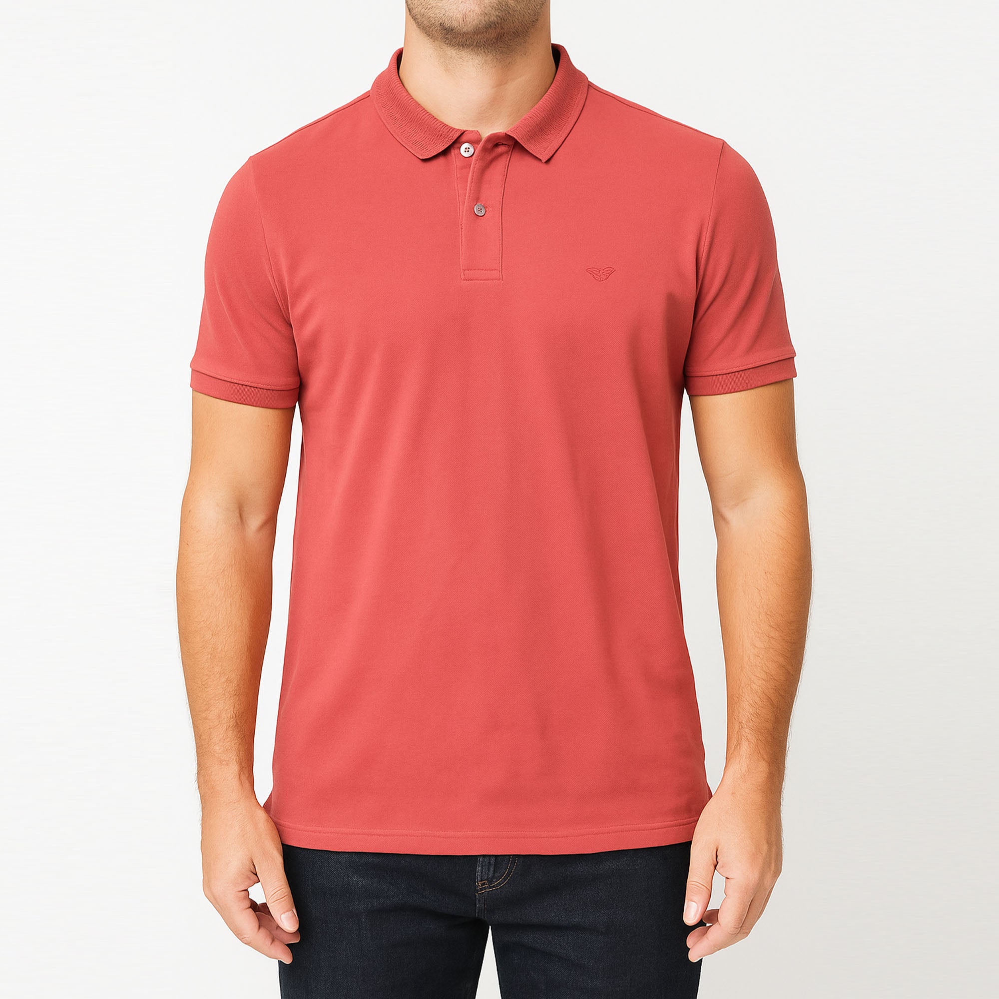 EA-RED POLO Cotton