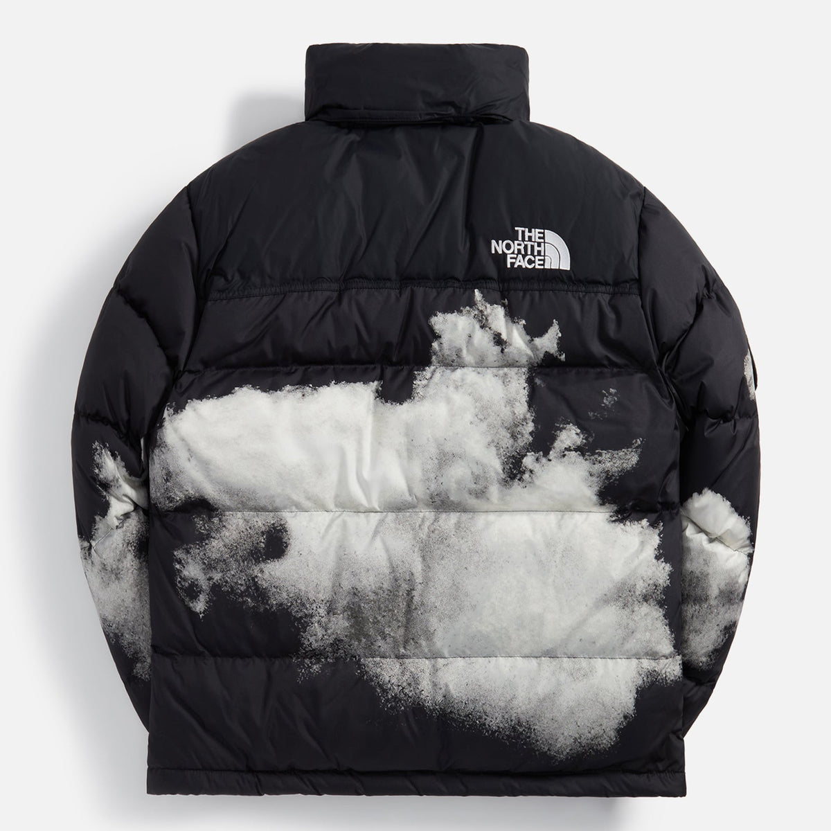 Men's Printed 92 Retro Anniversary Nuptse Jacket in Black & White
