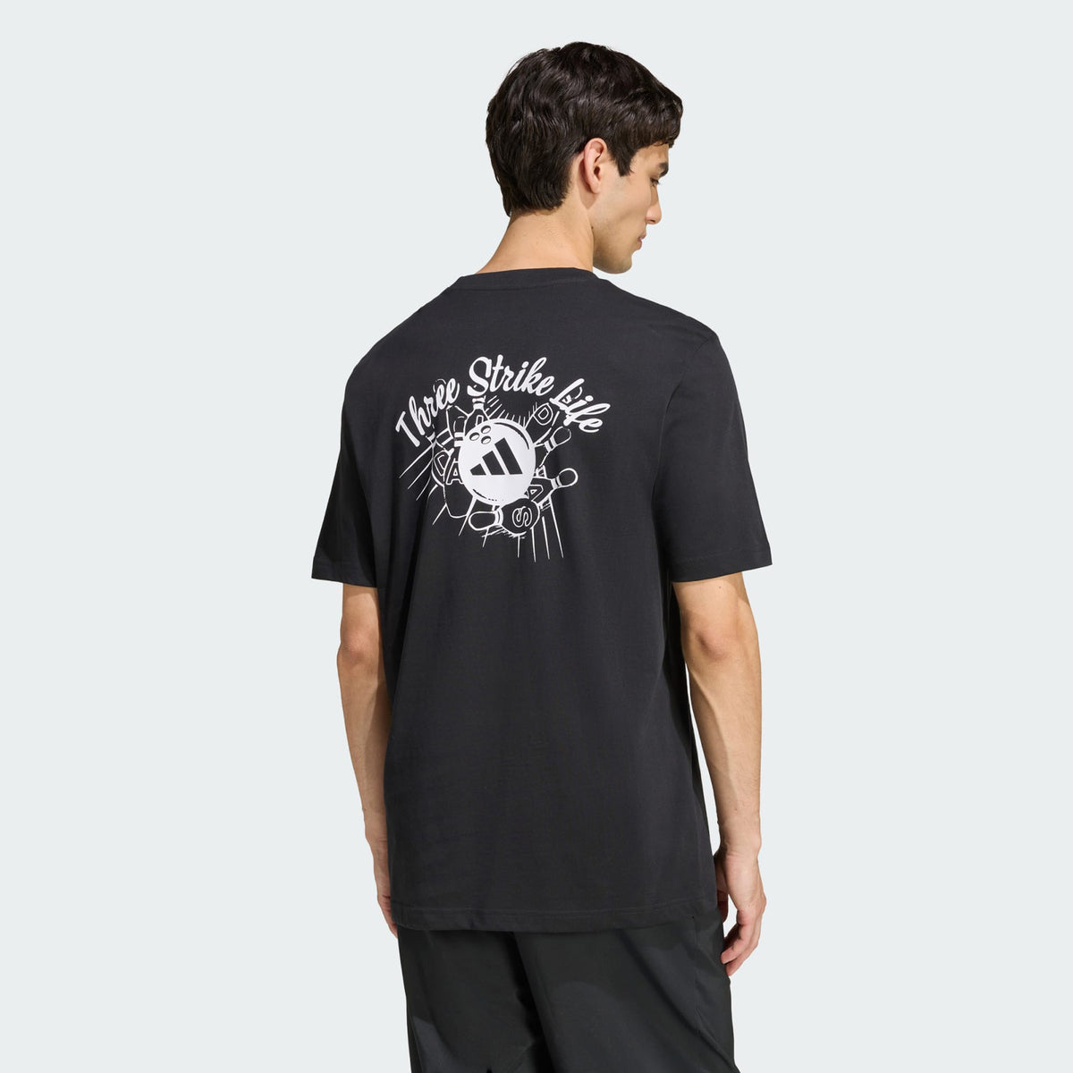 Adidas NOVELTY BOWL GRAPHIC T-SHIRT BLACK