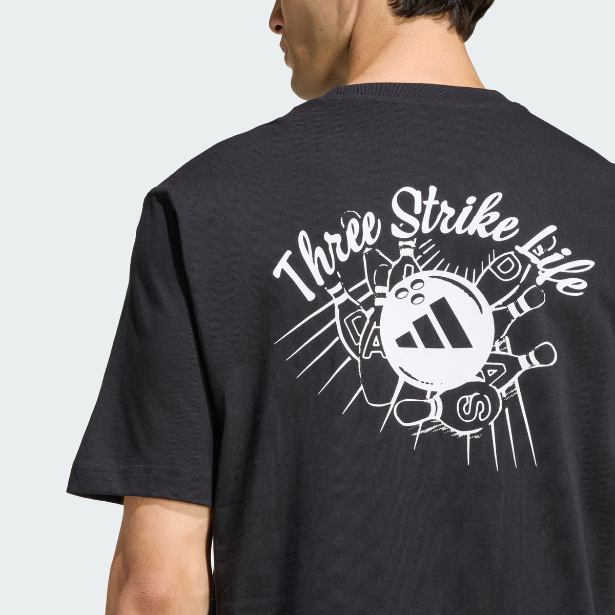 Adidas NOVELTY BOWL GRAPHIC T-SHIRT BLACK