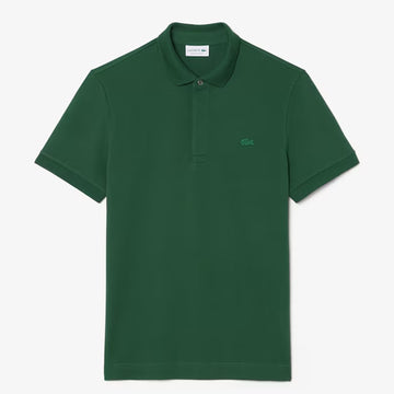 Lacoste Regular Fit Paris Stretch Piqué Polo Shirt Green