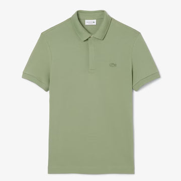 Lacoste Regular Fit Paris Stretch Piqué Polo Shirt Soge Green