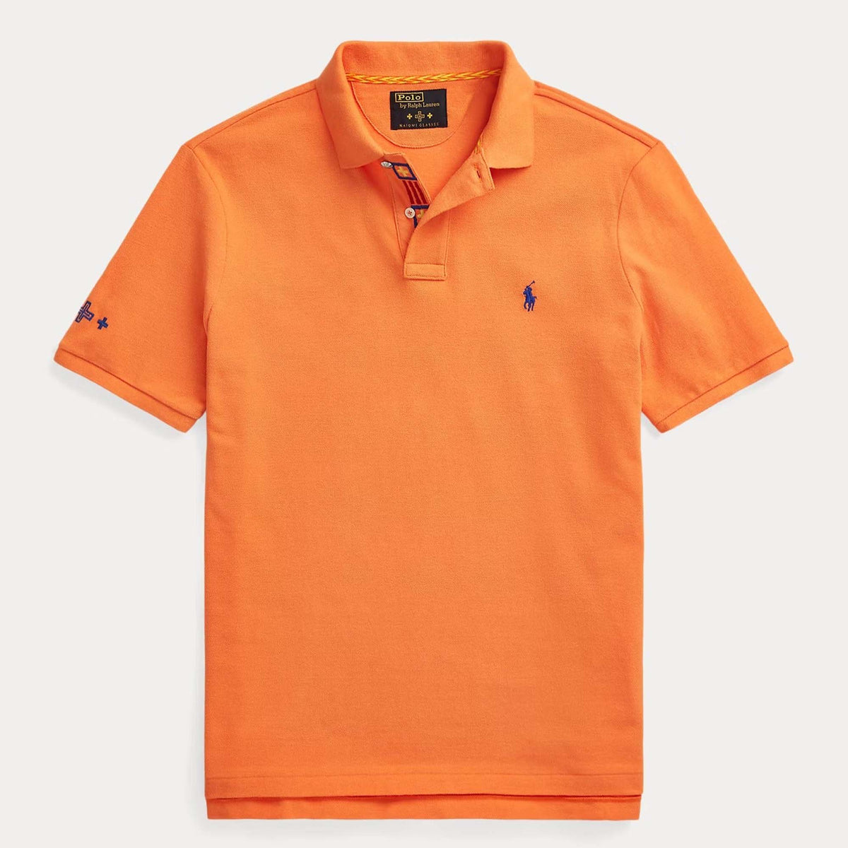 PRL - x Naiomi Glasses Mesh Polo Shirt - Orange