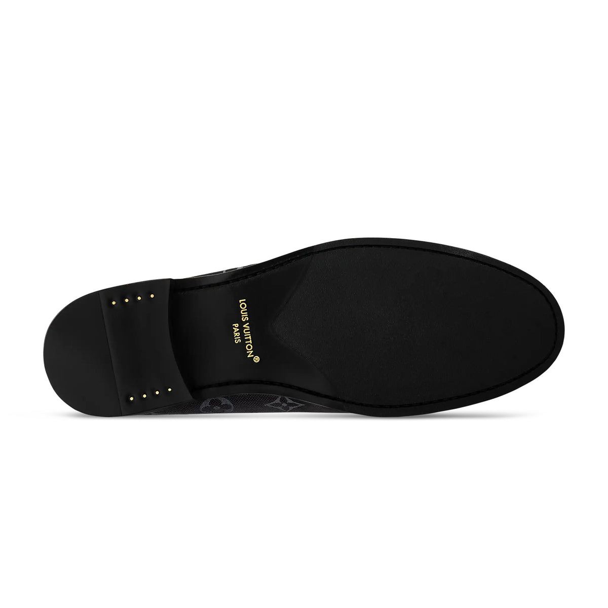 L.V Monogram Jacquard Loafer - Black