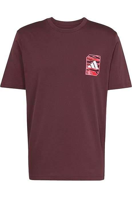 Adidas Maroon Side Logo Tee