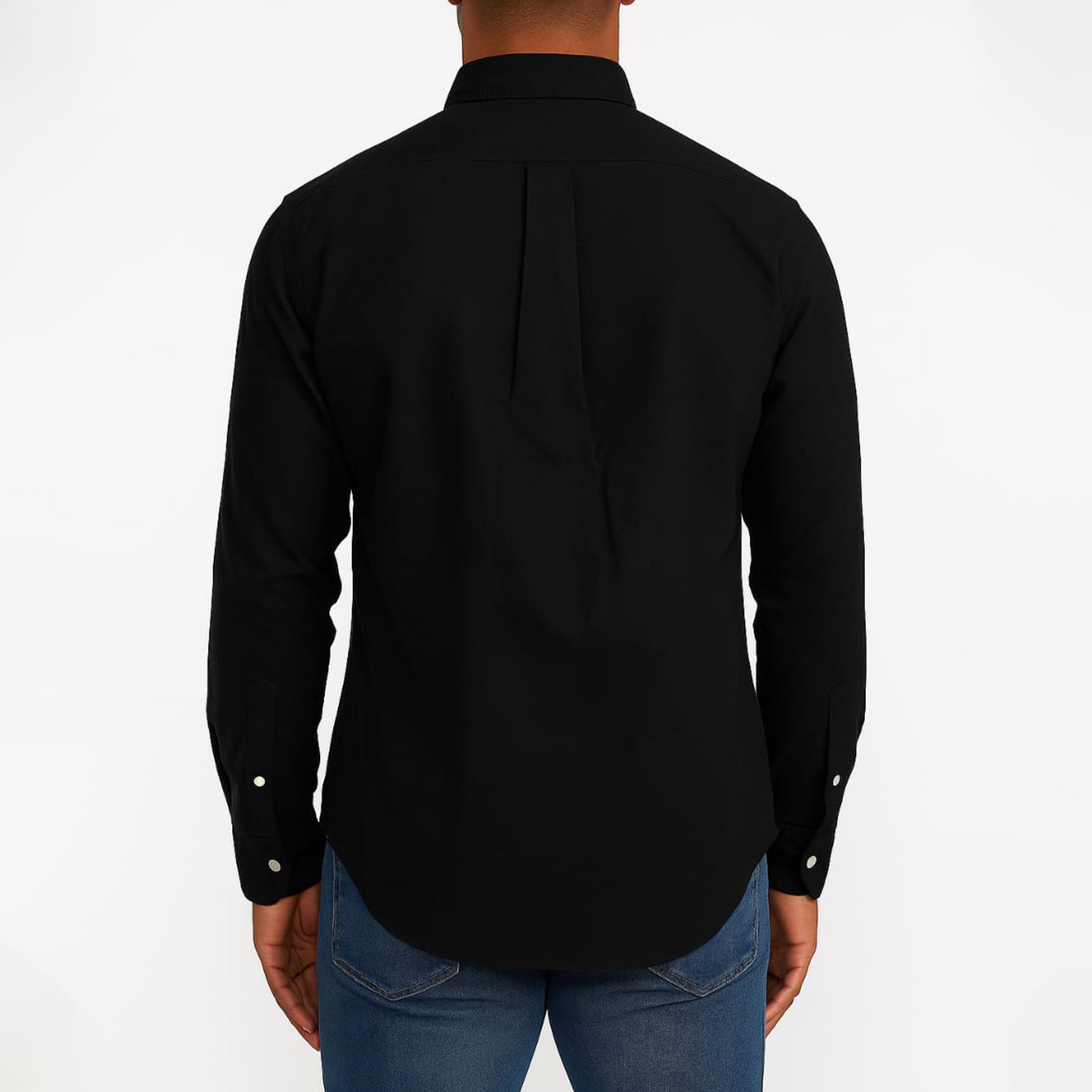Ralph Lauren Knit Oxford Black Multi Logo Shirt