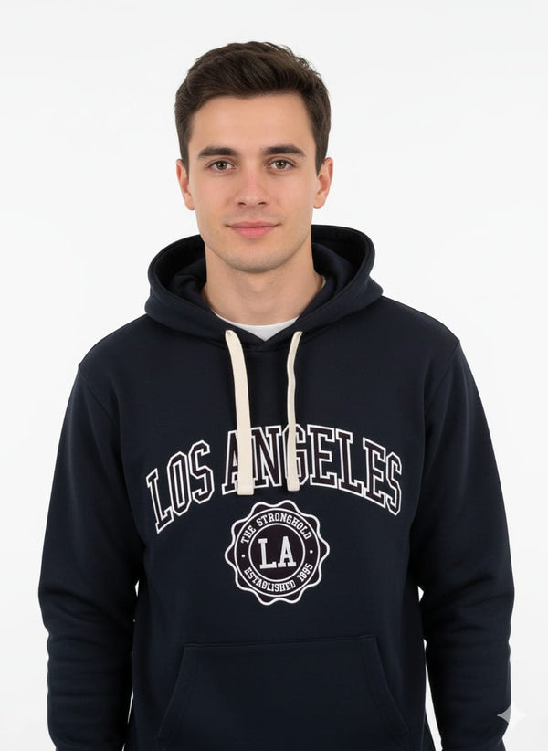 LA Men's Hoodie Black
