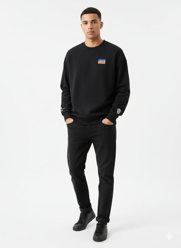 LVS Men's Black Sweatshirt