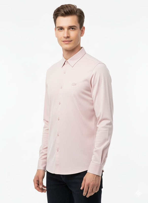 LCT Plain Button Down Shirt Pink color