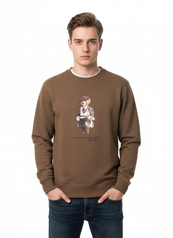 RL Fleece Pullover Sweatshirt (Brown)