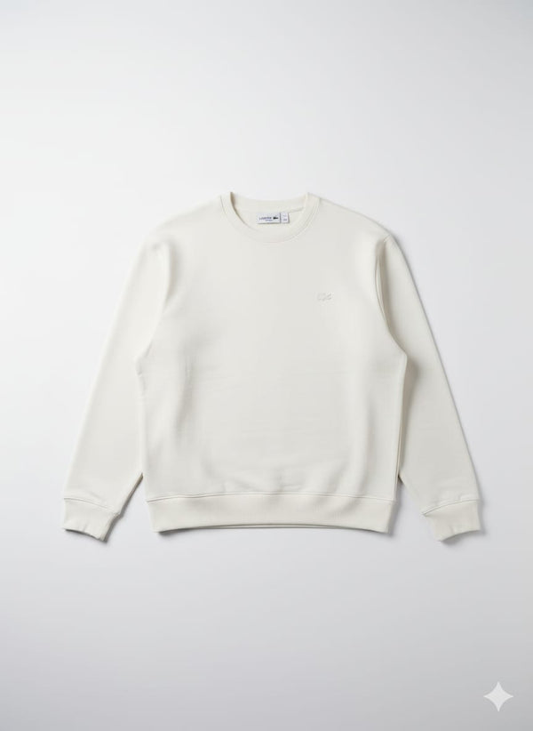 LCT Basic White Fleece Sweatshirt